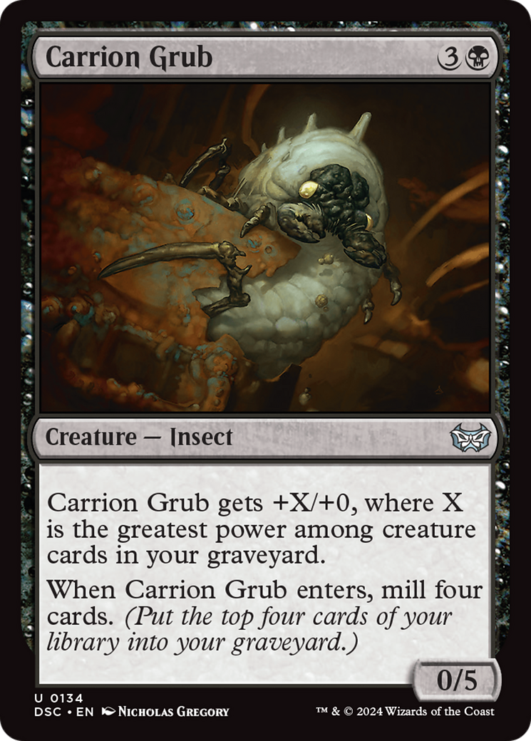 Carrion Grub [Duskmourn: House of Horror Commander] | Gate City Games LLC