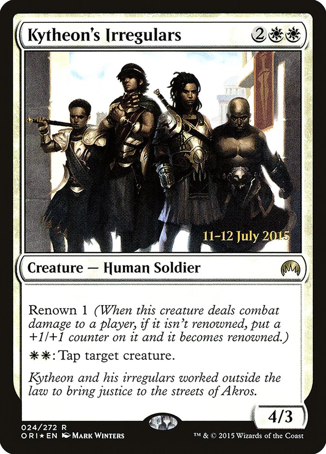 Kytheon's Irregulars [Magic Origins Prerelease Promos] | Gate City Games LLC