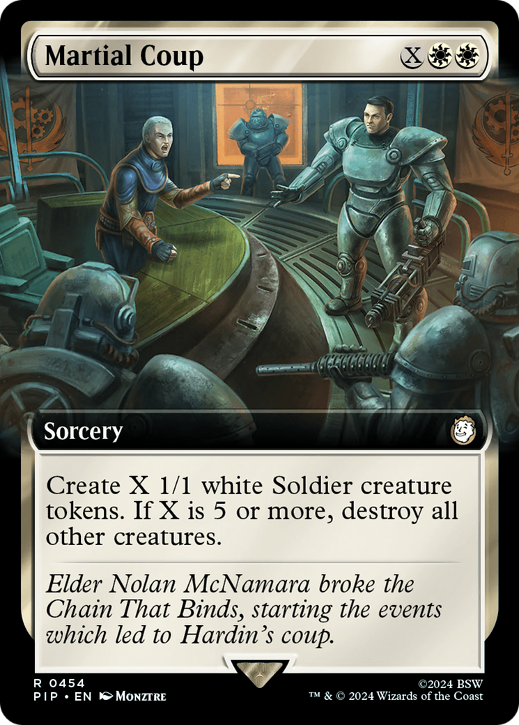 Martial Coup (Extended Art) [Fallout] | Gate City Games LLC