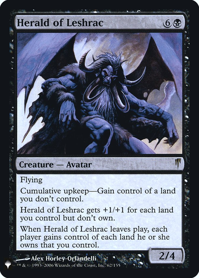 Herald of Leshrac [Mystery Booster] | Gate City Games LLC