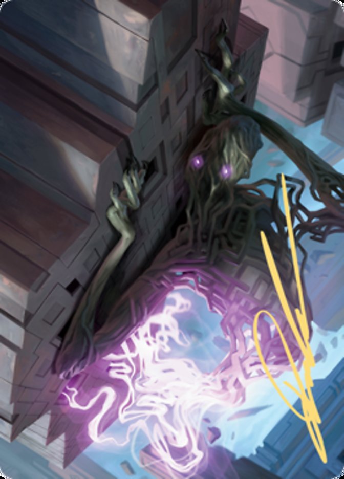 Skyclave Shade Art Card (Gold-Stamped Signature) [Zendikar Rising Art Series] | Gate City Games LLC