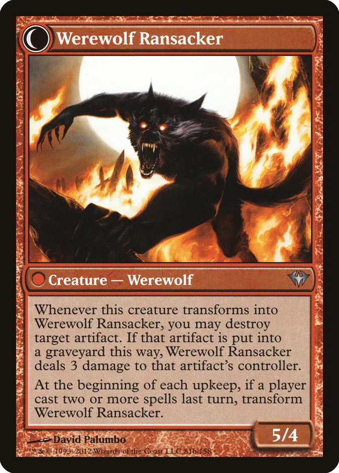 Afflicted Deserter // Werewolf Ransacker [Dark Ascension] | Gate City Games LLC