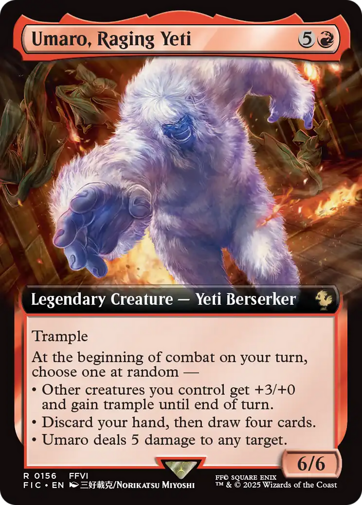 Umaro, Raging Yeti (Extended Art) [FINAL FANTASY Commander] | Gate City Games LLC