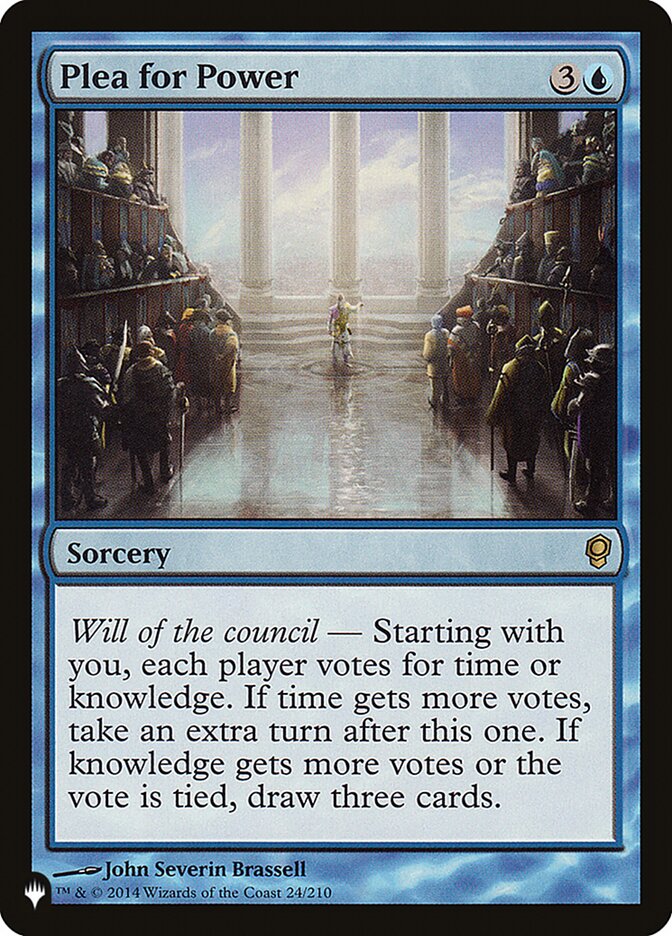 Plea for Power [The List] | Gate City Games LLC