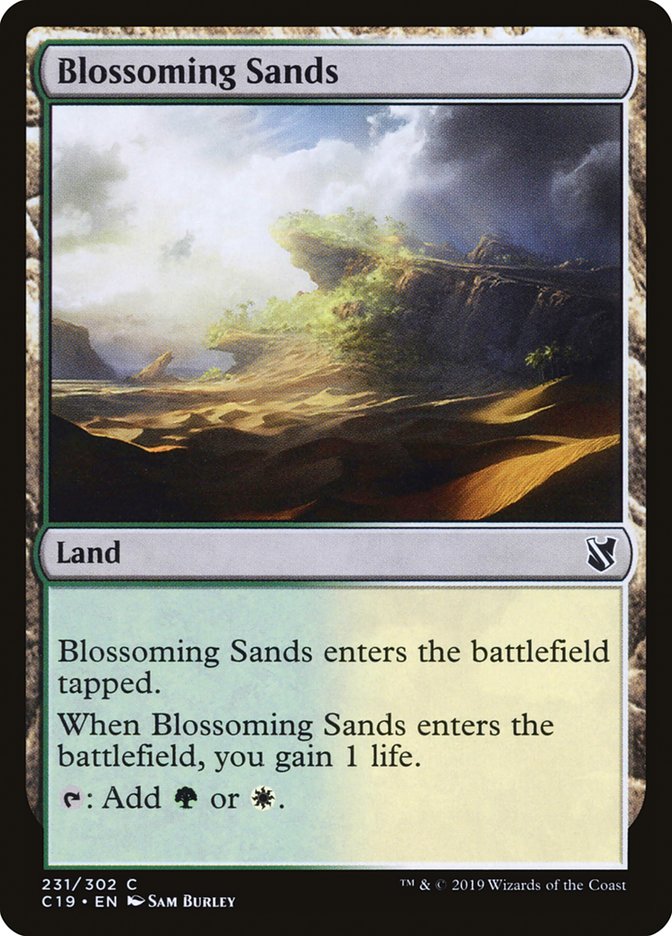 Blossoming Sands [Commander 2019] | Gate City Games LLC