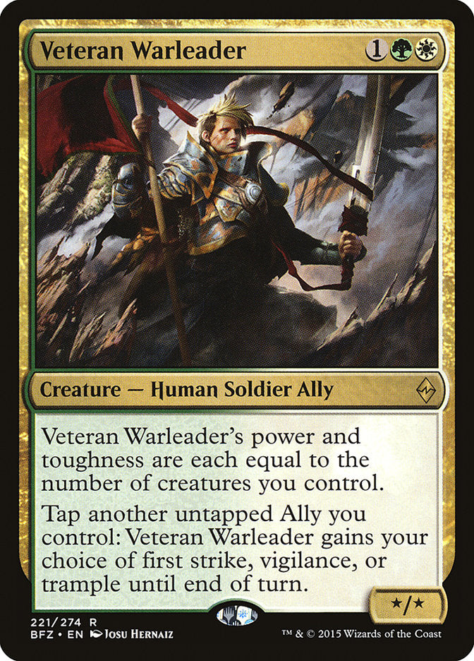 Veteran Warleader [Battle for Zendikar] | Gate City Games LLC