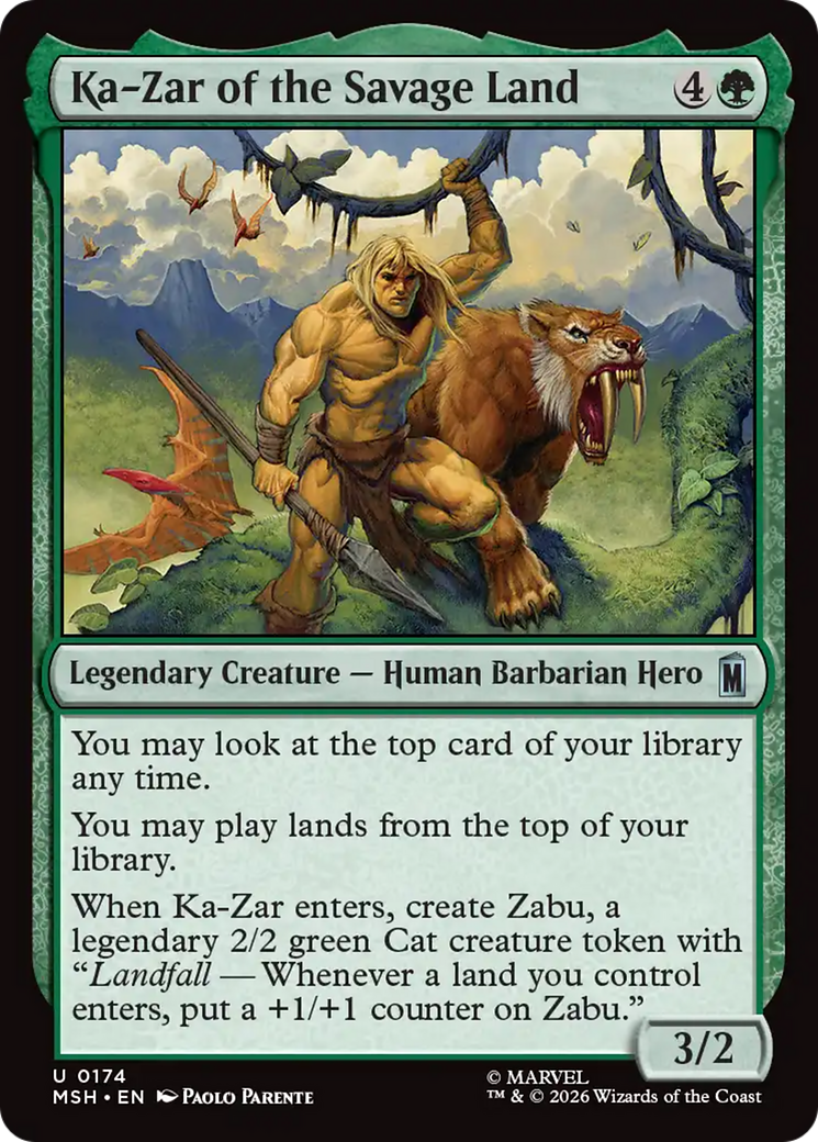 Ka-Zar of the Savage Land [Marvel Super Heroes] | Gate City Games LLC