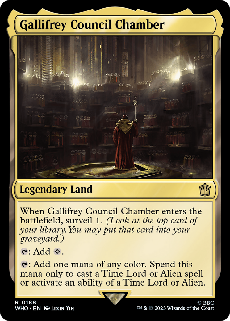 Gallifrey Council Chamber (Extended Art) [Doctor Who] | Gate City Games LLC
