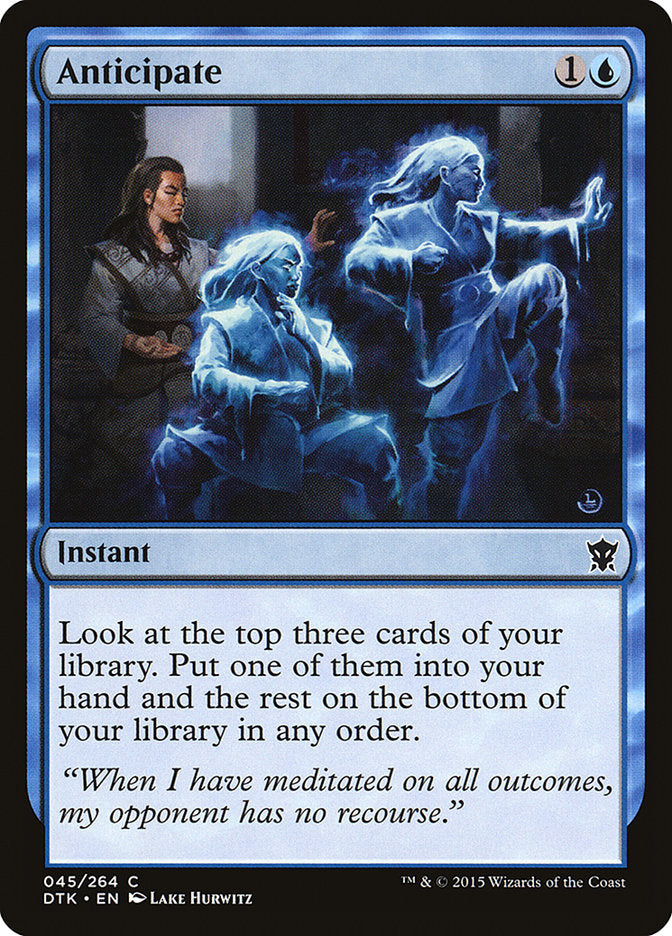Anticipate [Dragons of Tarkir] | Gate City Games LLC