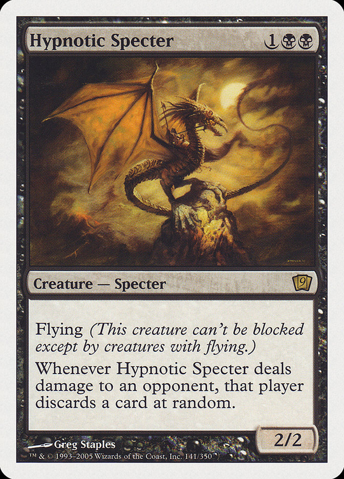 Hypnotic Specter (9th Edition) (Oversized) [Oversize Cards] | Gate City Games LLC