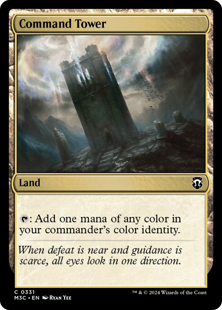 Command Tower (Ripple Foil) [Modern Horizons 3 Commander] | Gate City Games LLC