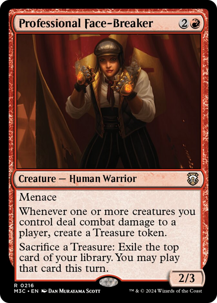 Professional Face-Breaker [Modern Horizons 3 Commander] | Gate City Games LLC