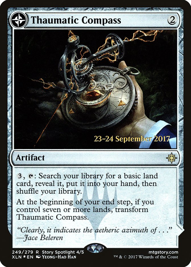 Thaumatic Compass // Spires of Orazca [Ixalan Prerelease Promos] | Gate City Games LLC
