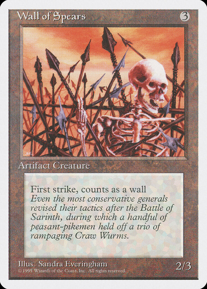 Wall of Spears [Fourth Edition] | Gate City Games LLC