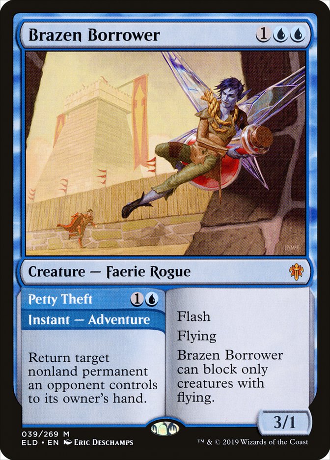 Brazen Borrower // Petty Theft [Throne of Eldraine] | Gate City Games LLC