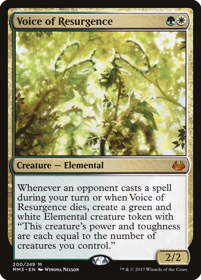 Voice of Resurgence [Modern Masters 2017] | Gate City Games LLC