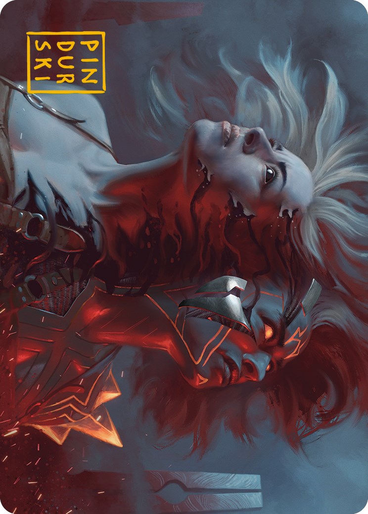 Thrill of Possibility Art Card (Gold-Stamped Signature) [Phyrexia: All Will Be One Art Series] | Gate City Games LLC
