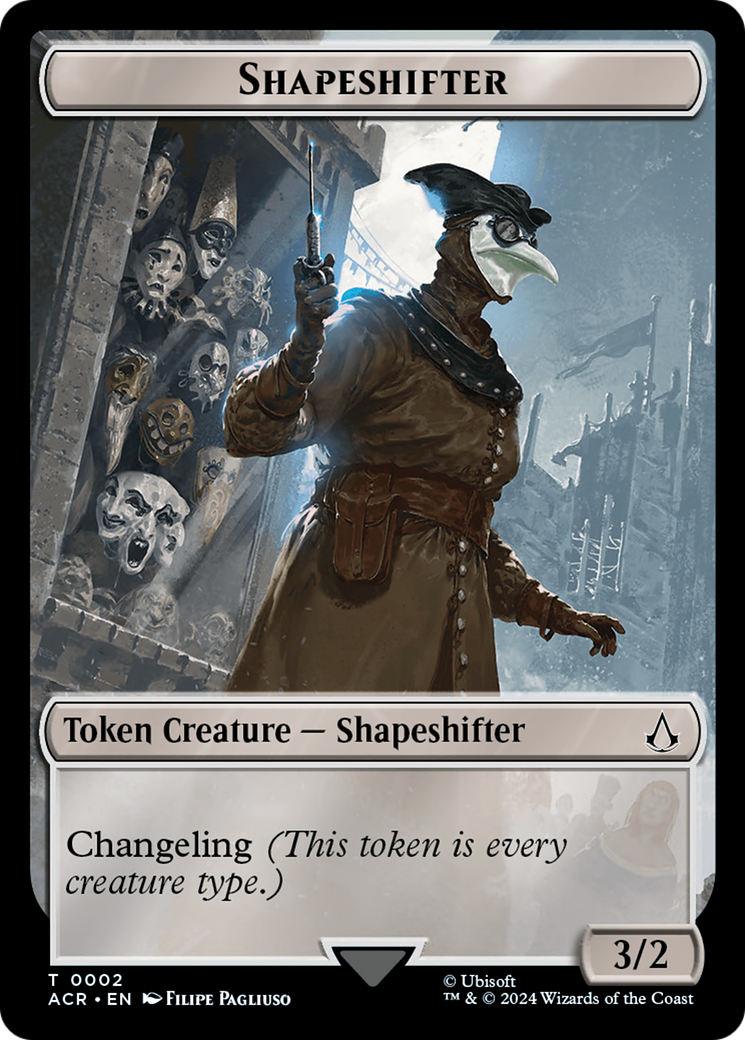 Shapeshifter Token [Assassin's Creed Tokens] | Gate City Games LLC