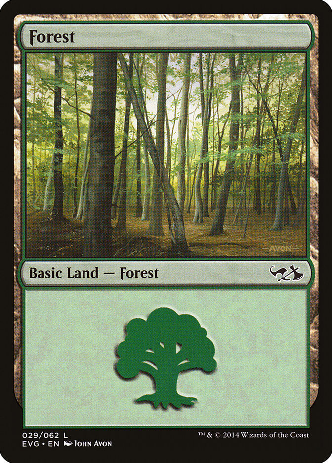 Forest (29) (Elves vs. Goblins) [Duel Decks Anthology] | Gate City Games LLC