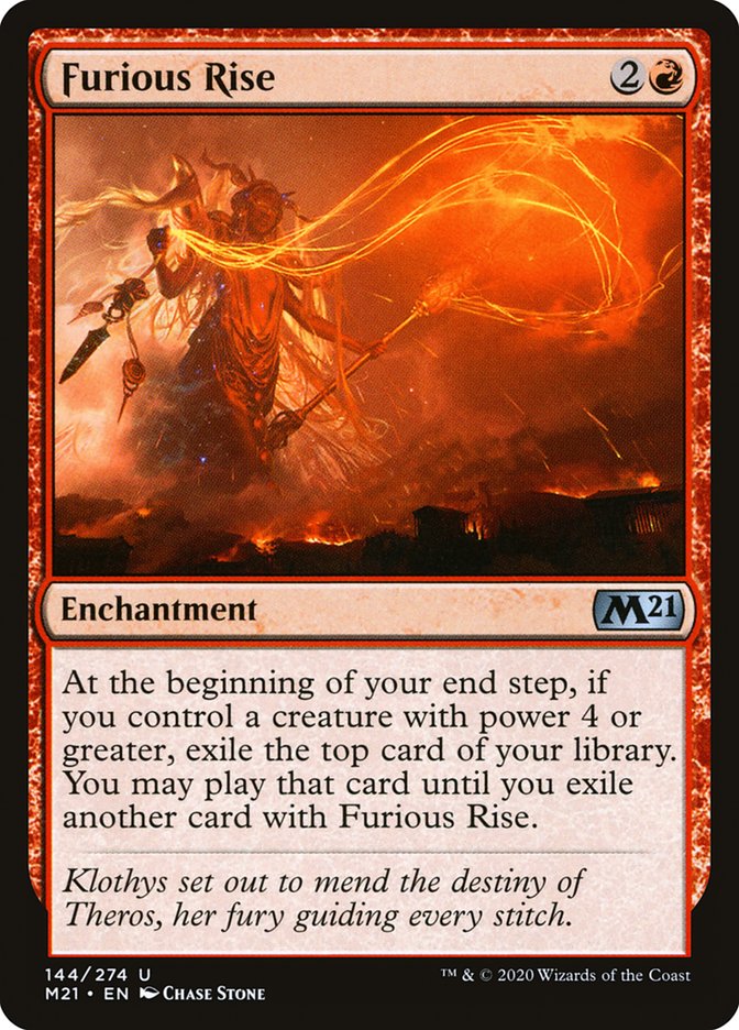 Furious Rise [Core Set 2021] | Gate City Games LLC