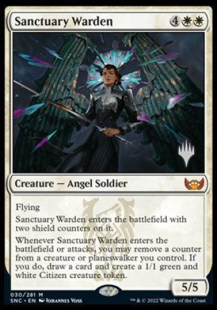 Sanctuary Warden (Promo Pack) [Streets of New Capenna Promos] | Gate City Games LLC
