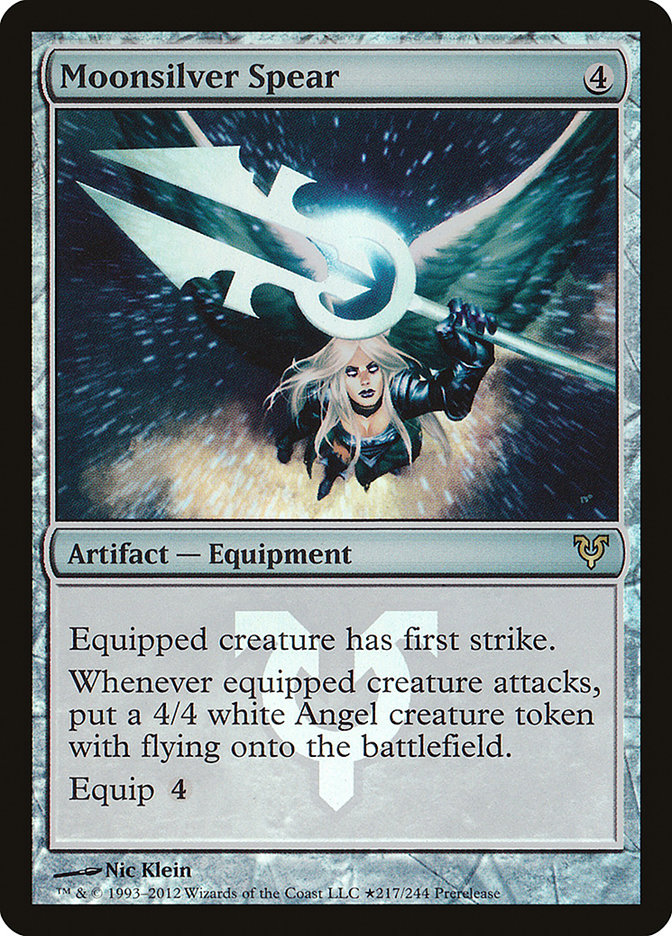Moonsilver Spear [Avacyn Restored Prerelease Promos] | Gate City Games LLC