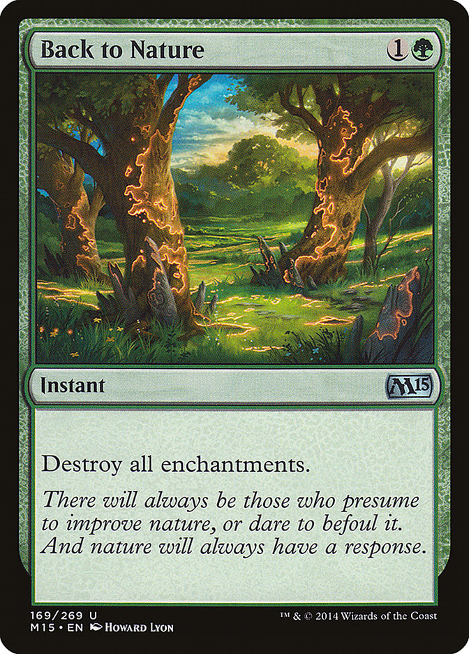 Back to Nature [Magic 2015] | Gate City Games LLC