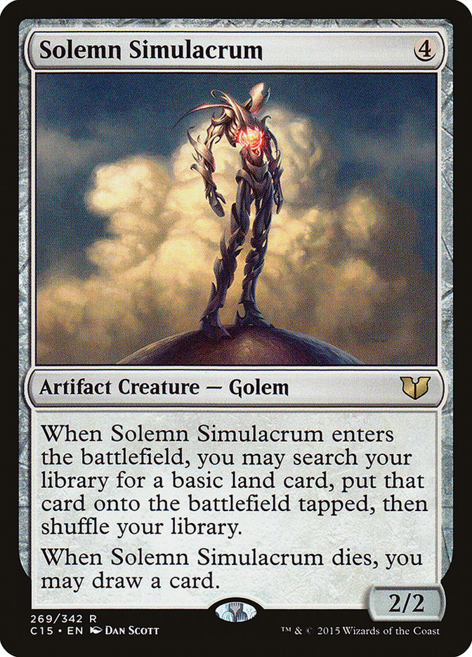 Solemn Simulacrum [Commander 2015] | Gate City Games LLC