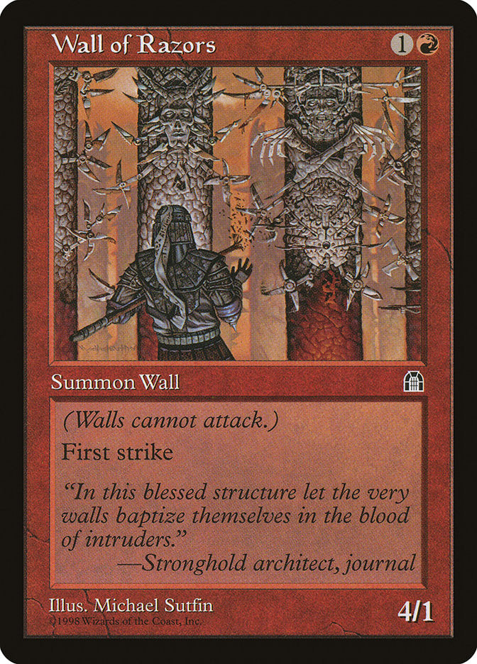 Wall of Razors [Stronghold] | Gate City Games LLC