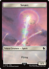 Spirit // Hero (0002) Double-Sided Token [FINAL FANTASY Commander Tokens] | Gate City Games LLC