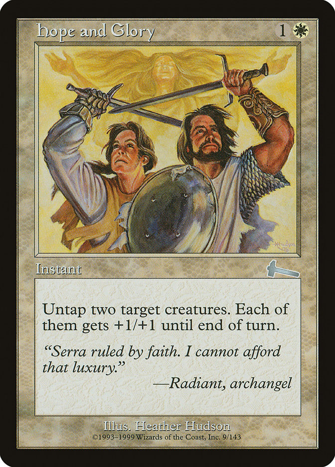Hope and Glory [Urza's Legacy] | Gate City Games LLC