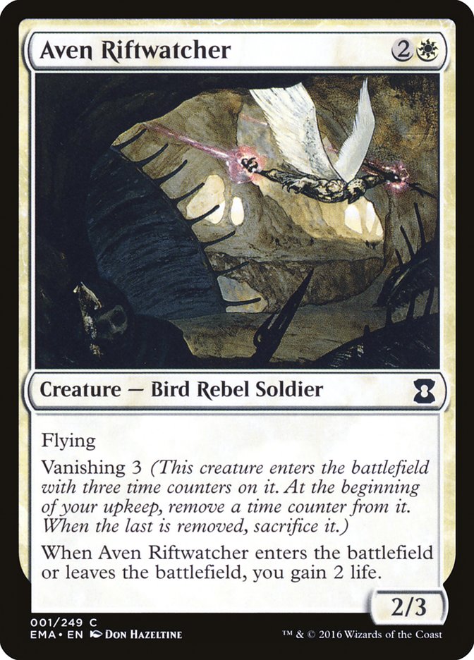 Aven Riftwatcher [Eternal Masters] | Gate City Games LLC