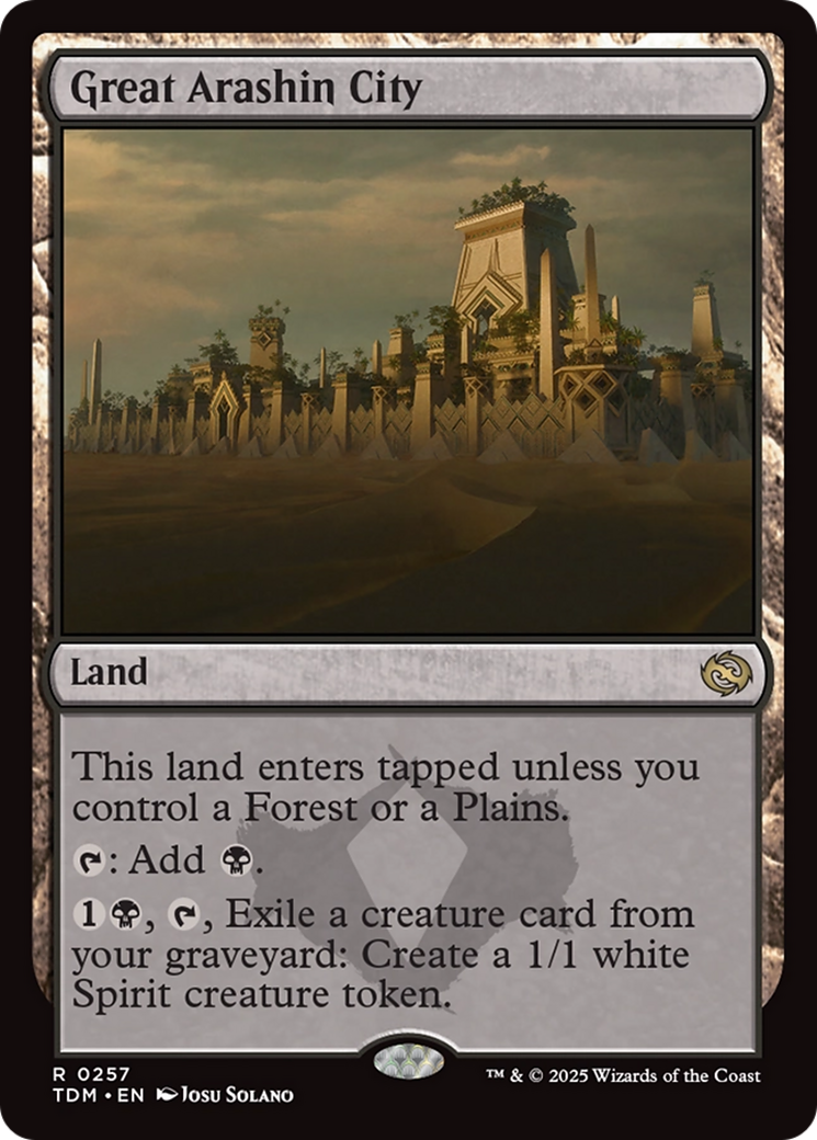 Great Arashin City [Tarkir: Dragonstorm] | Gate City Games LLC