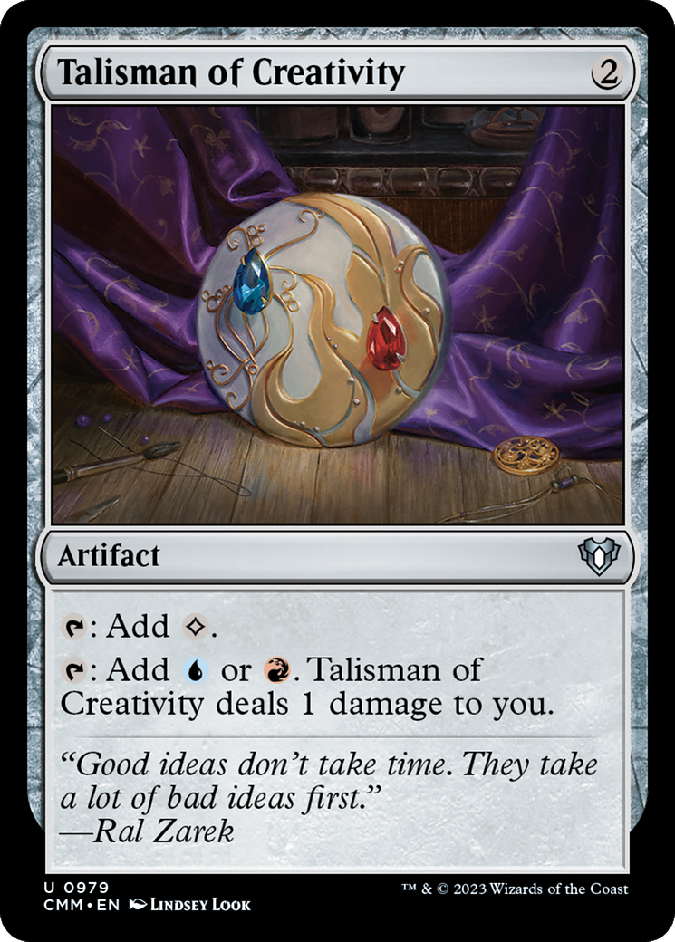 Talisman of Creativity [Commander Masters] | Gate City Games LLC