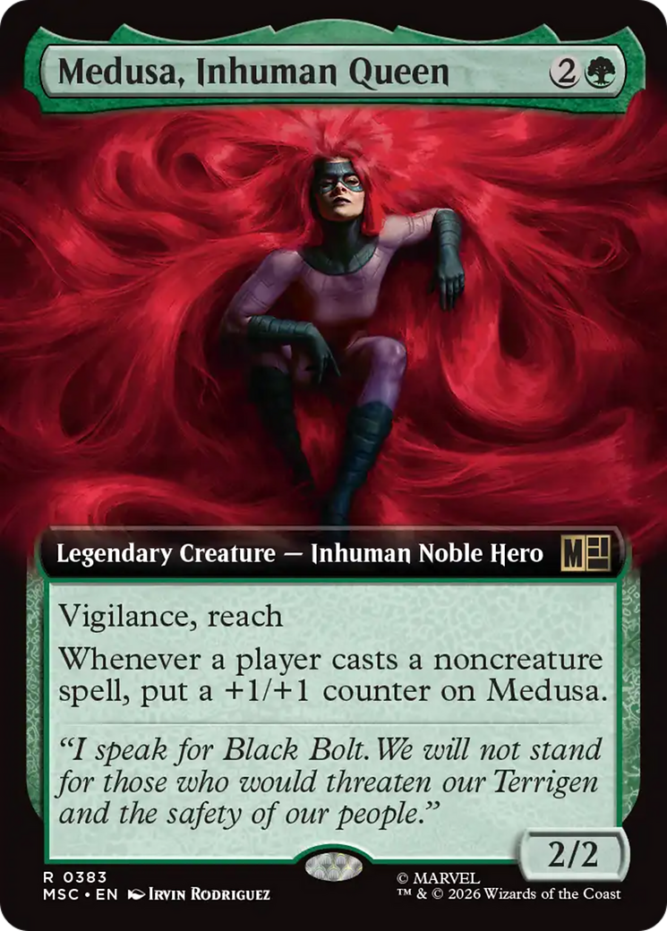 Medusa, Inhuman Queen (Extended Art) [Marvel Super Heroes Commander] | Gate City Games LLC