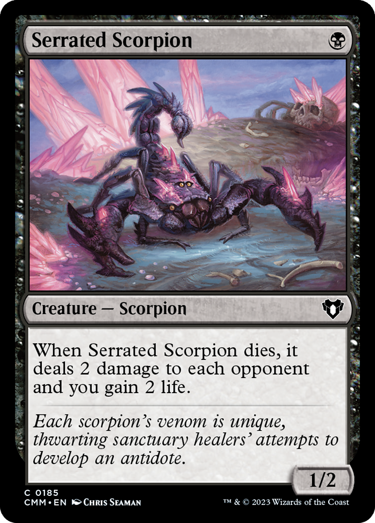 Serrated Scorpion [Commander Masters] | Gate City Games LLC