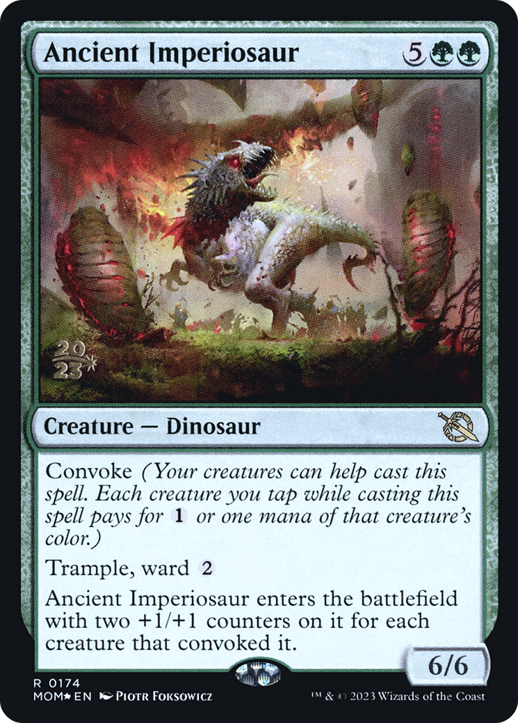 Ancient Imperiosaur [March of the Machine Prerelease Promos] | Gate City Games LLC