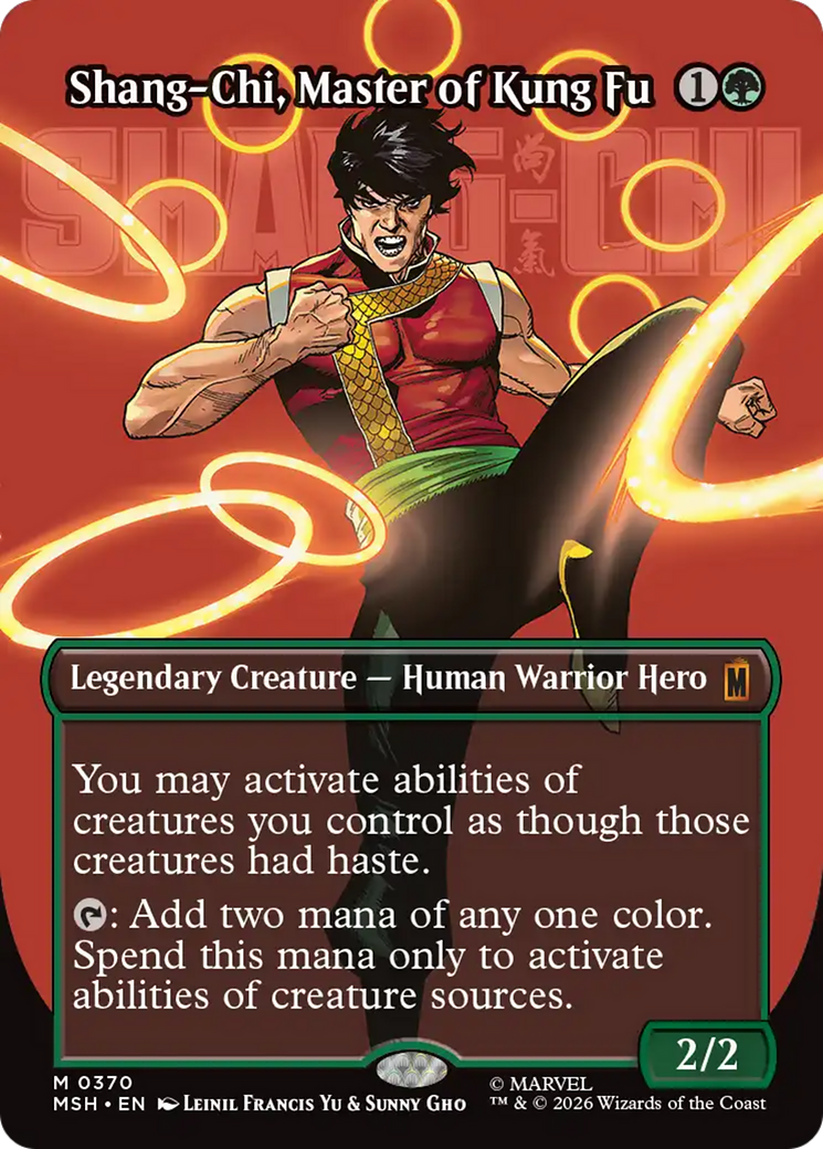 Shang-Chi, Master of Kung Fu (Borderless) (0370) [Marvel Super Heroes] | Gate City Games LLC