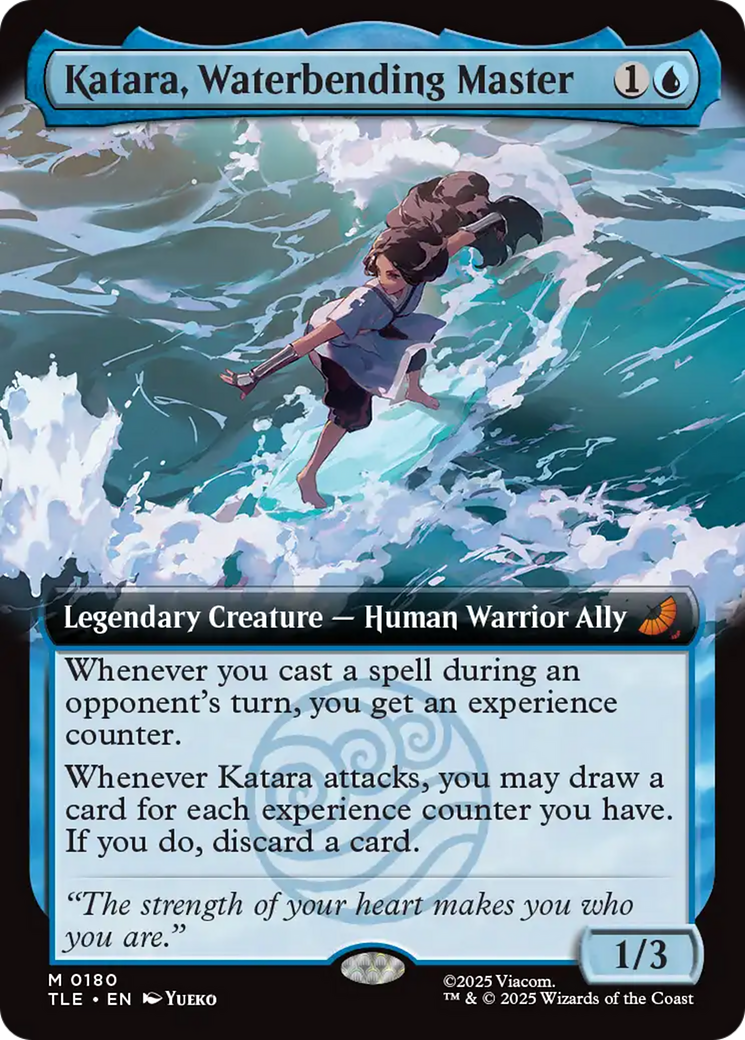 Katara, Waterbending Master (Extended Art) [Avatar: The Last Airbender: Eternal-Legal] | Gate City Games LLC