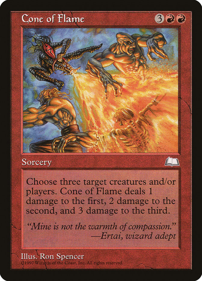Cone of Flame [Weatherlight] | Gate City Games LLC