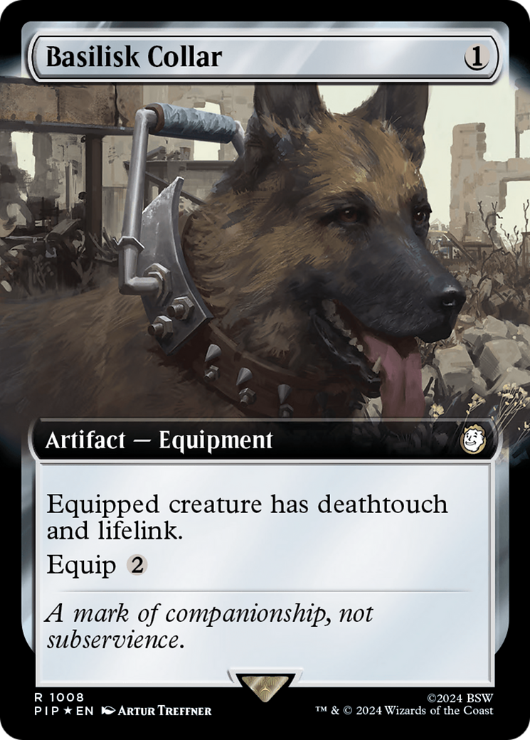 Basilisk Collar (Extended Art) (Surge Foil) [Fallout] | Gate City Games LLC