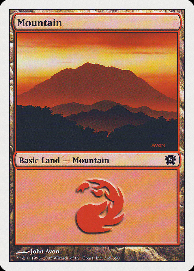 Mountain (345) [Ninth Edition] | Gate City Games LLC