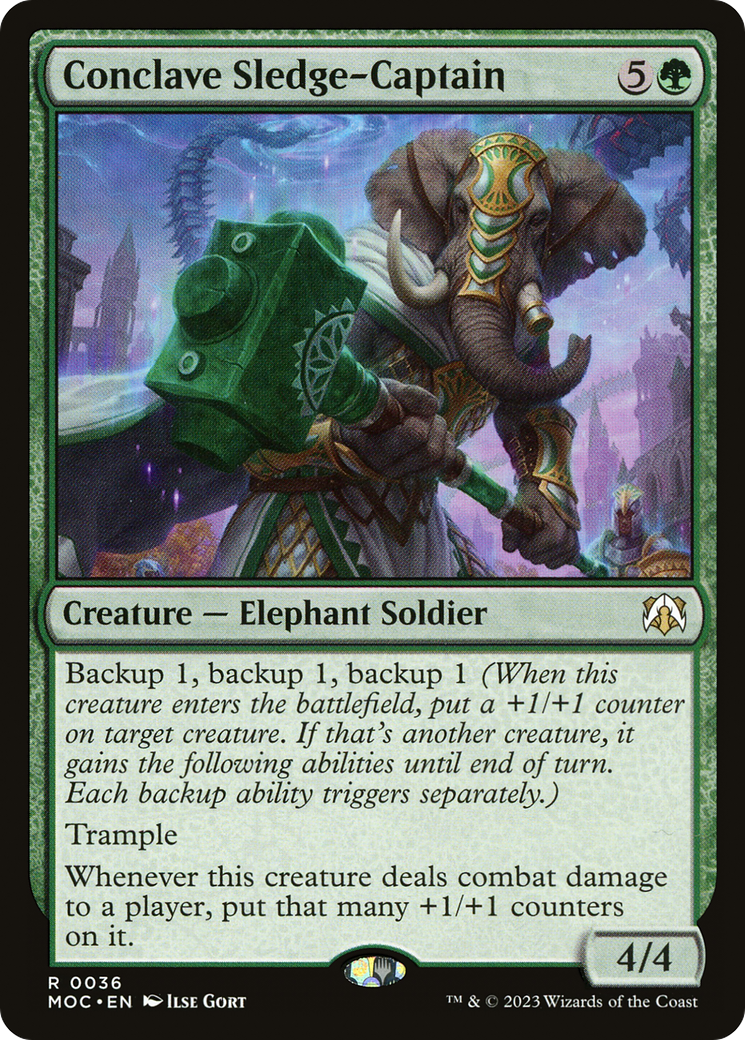 Conclave Sledge-Captain [March of the Machine Commander] | Gate City Games LLC