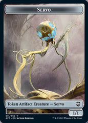 Servo // Treasure Double-Sided Token [Dungeons & Dragons: Adventures in the Forgotten Realms Commander Tokens] | Gate City Games LLC