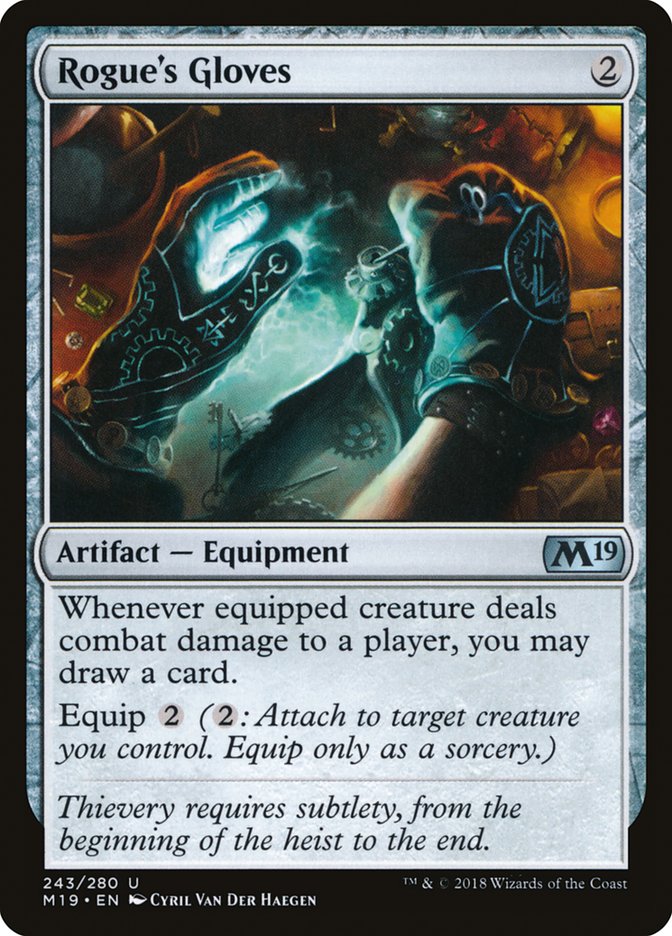 Rogue's Gloves [Core Set 2019] | Gate City Games LLC