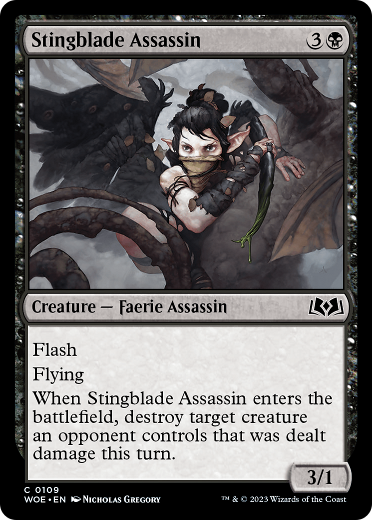 Stingblade Assassin [Wilds of Eldraine] | Gate City Games LLC