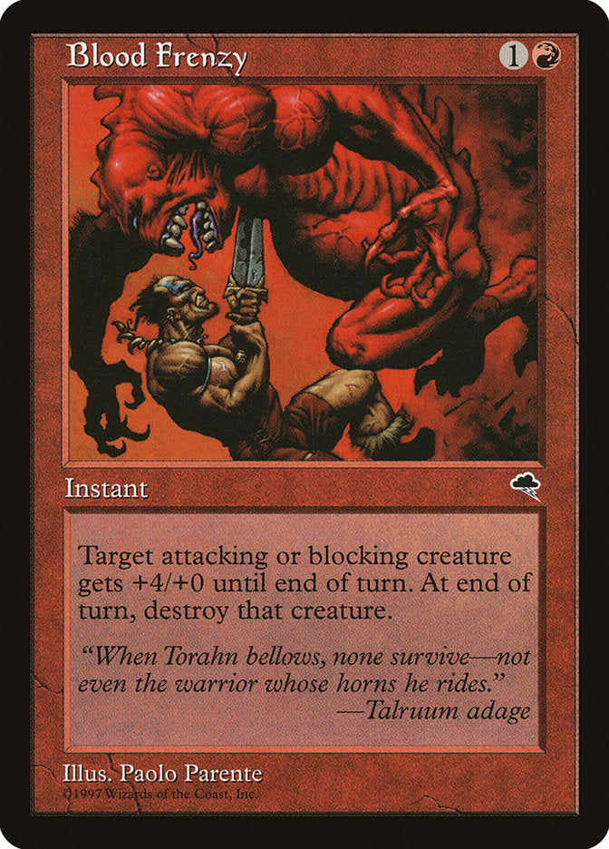 Blood Frenzy [Tempest] | Gate City Games LLC