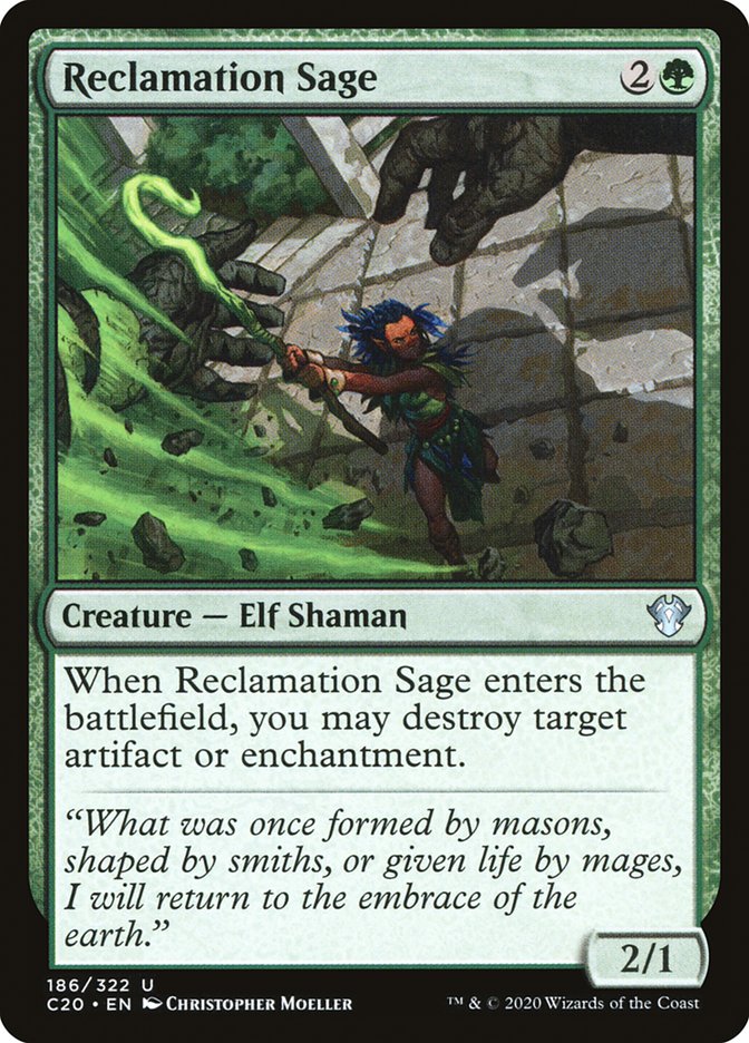 Reclamation Sage [Commander 2020] | Gate City Games LLC