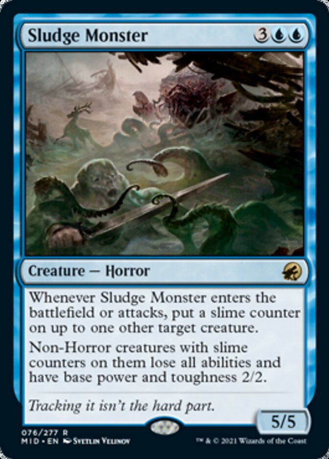 Sludge Monster [Innistrad: Midnight Hunt] | Gate City Games LLC