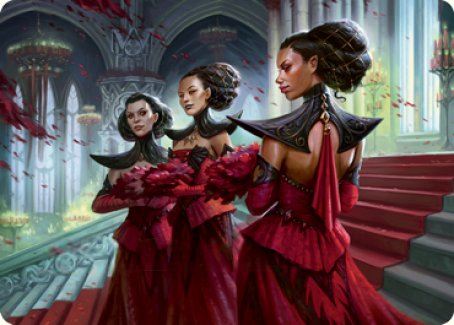 Olivia's Attendants Art Card [Innistrad: Crimson Vow Art Series] | Gate City Games LLC